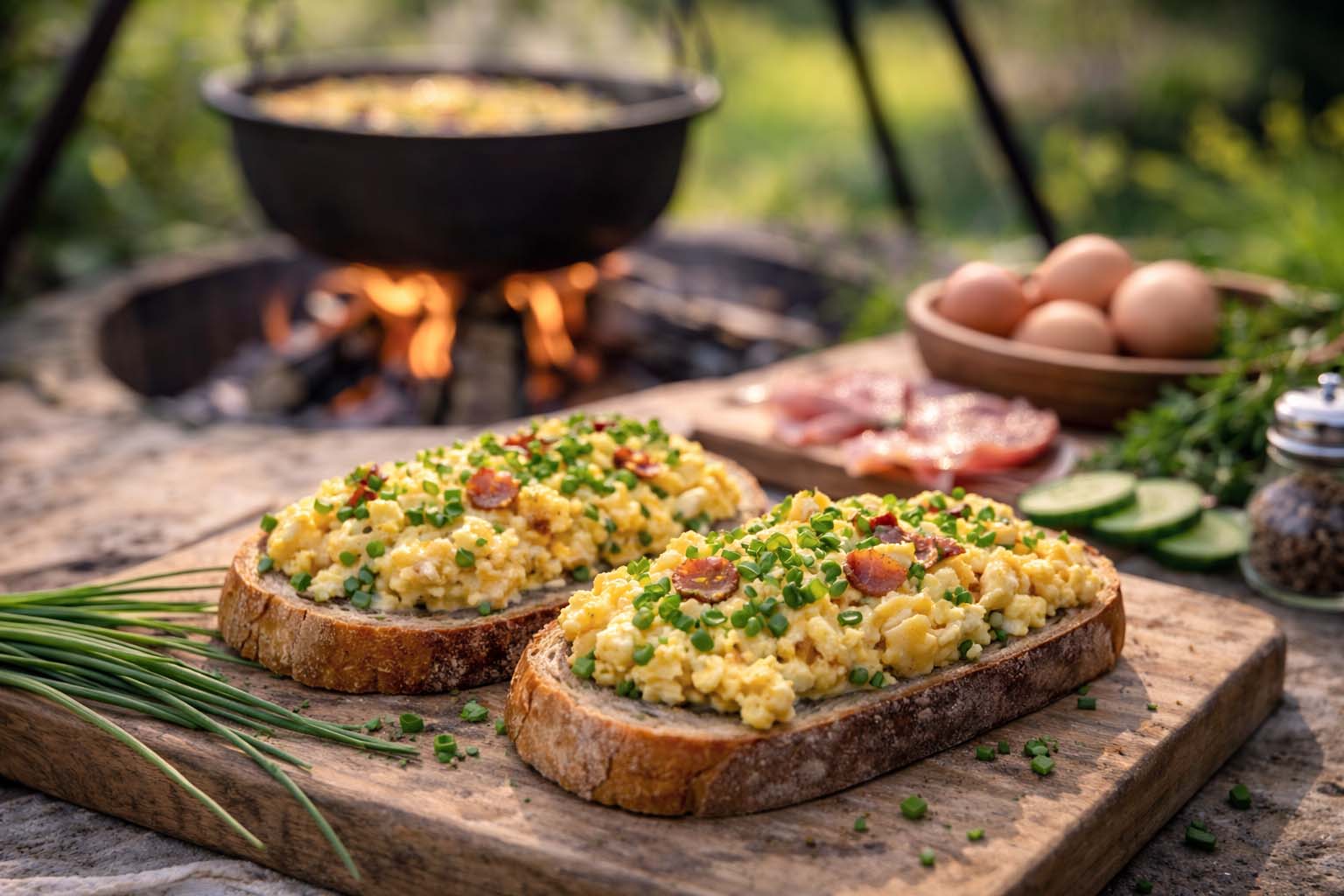 Jarní kotlíková vaječina: tradice, která voní ohněm a probouzí zahrady